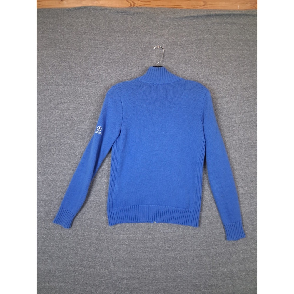 Ralph Lauren Golf Womens Jacket S Blue Full Zip Small Pony Mock Neck Black Rock - Picture 10 of 11